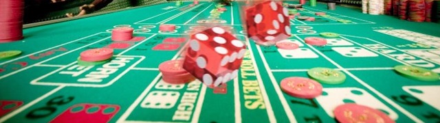 Craps table