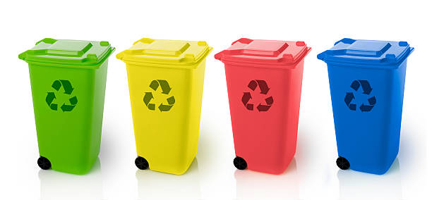 recycling bins