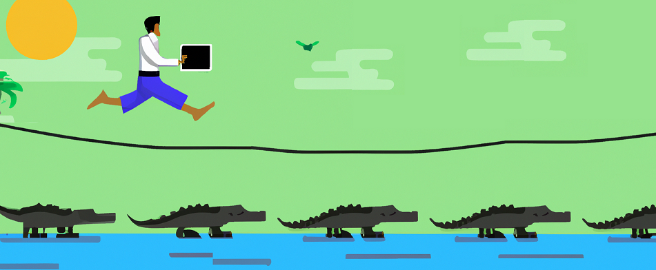 Tightrope and Crocodiles